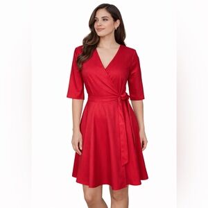 Zara Vibrant Red Mini Dress